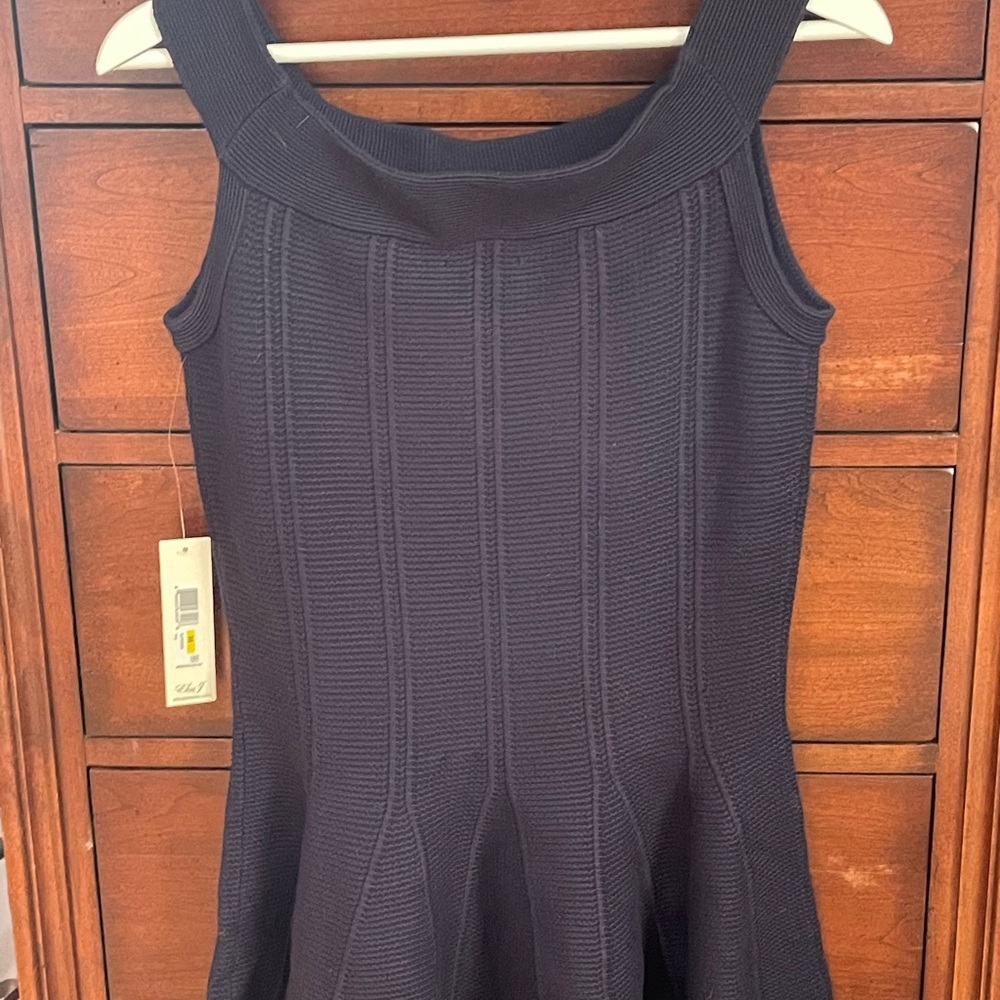 Eliza J. Navy blue Knit dress New with tags